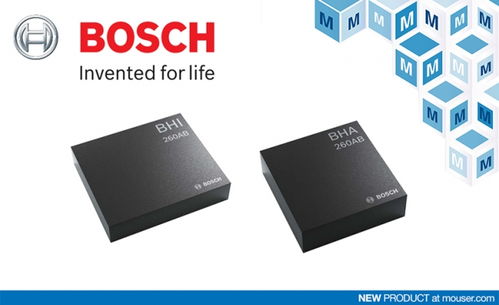 貿(mào)澤電子開售博世BHI260AB與BHA260AB智能傳感器中樞，賦能新一代電子產(chǎn)品